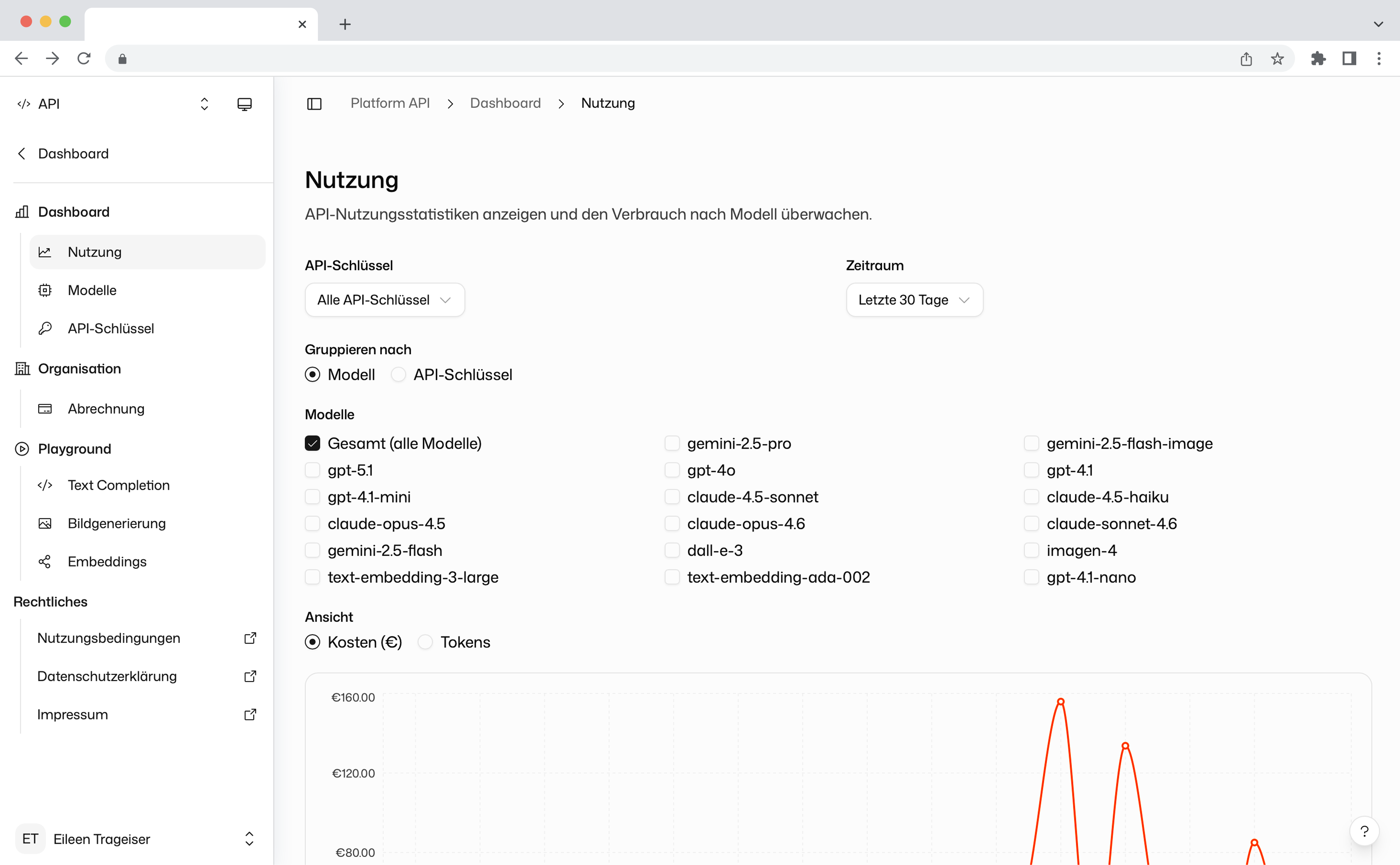 DeutschlandGPT API-Dashboard — Eine DSGVO-konforme API für alle KI-Modelle